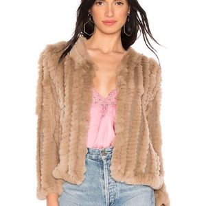 Rosa Rabbit Fur Jacket